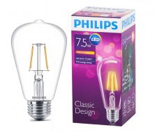 Đèn led Fila 7.5-60W E27 220V ST60 Philips